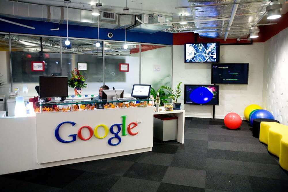 Внутри офиса Google